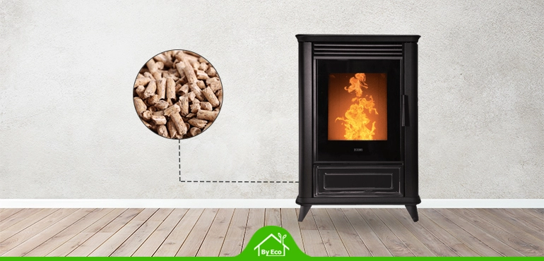 Pellet Stove Boiler with Wood Pellets - Efficient Biomass Heating Solution